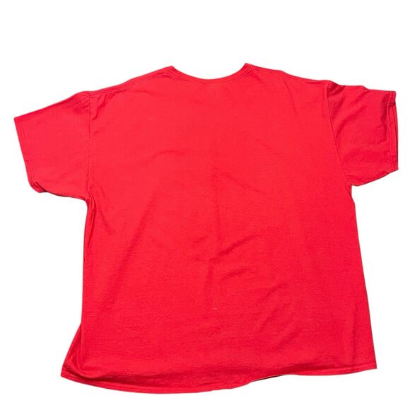 Patriotic Native American US Flag T-Shirt 2XL Red – “God Shed His Grace on Thee” - Picture 3 of 6